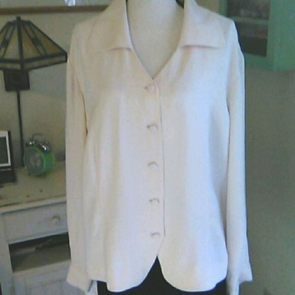 NWT Dana Buchman Silk Blousel - Picture 1 of 15